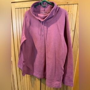 L.L. Bean Women's Purple Quilted Sweatshirt